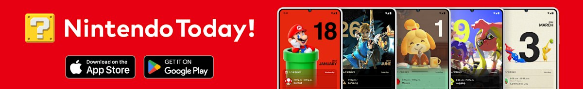 Nintendo Today! app on a phone