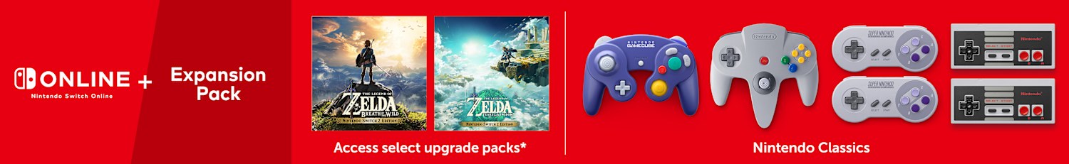Nintendo Switch Online + Expansion Pack library art